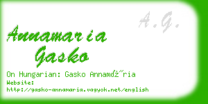 annamaria gasko business card